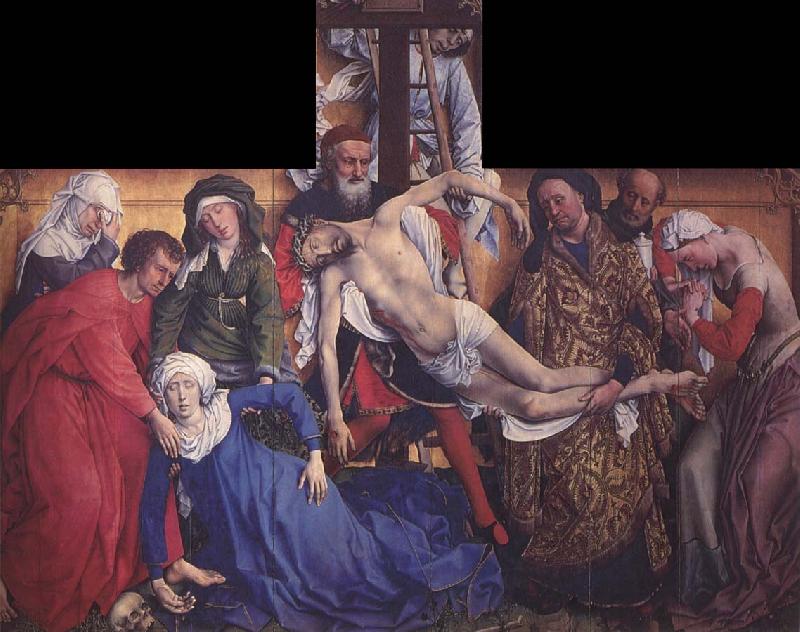 Rogier van der Weyden Korsnedtagningen Sweden oil painting art